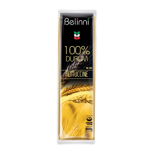 Макарони з твердих сортів пшениці Локшина Fettuccine Belinni 500 г