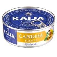 Ризькі сардини в олії КAIJA 240 г ключ