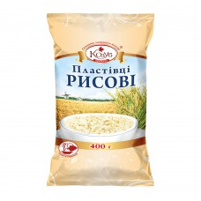 Пластівці рисові миттєвого приготування пакет Козуб продукт 400 г