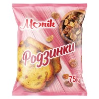 Родзинки світлі 75 г Monik