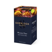 Чай Sherlock Secrets Плеже Тайм Pleasure Time 39,6 г (22 саш * 1,8) бленд чаю чорний