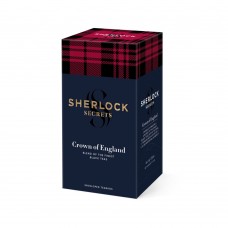 Чай Sherlock Secrets Корона Англії Crown of England 44 г (22 саш * 2) бленд чаю чорний