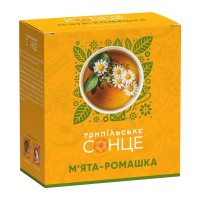 Чай Трипільське Сонце М'ята-Ромашка Mint-Camomile 26г (20 под.*1,3) з трави м'яти