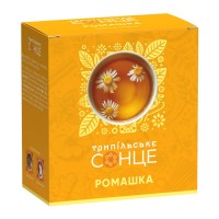 Чай Трипільське Сонце Ромашка Camomile 20 г (20 под.*1,0) чай з квітів ромашки