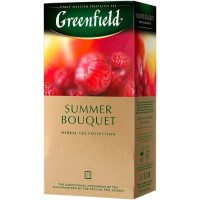 Чай фруктово-травяной в пакетиках 25 шт Summer Bouquet Greenfield