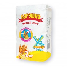 Мука пшеничная высшего сорта Щедра Торбинка 2 кг