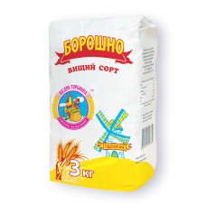 Мука пшеничная высшего сорта Щедра Торбинка 3 кг