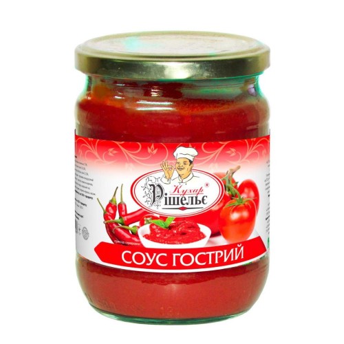Соус томатный Острый Кухар Рішельє  480 г