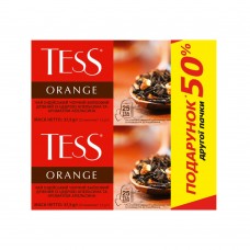 Блок Чай TEСС Orangе, 50% другої пачки в ПОДАРУНОК (1,5гр. х 25 х 2) 