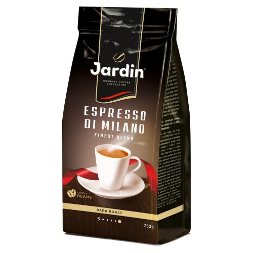 Кофе натуральный жареный в зернах Espresso Di Milano Jardin 250 г
