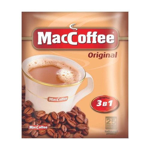 Кофейный напиток 3в1 Original MacCoffee упаковка 25 шт