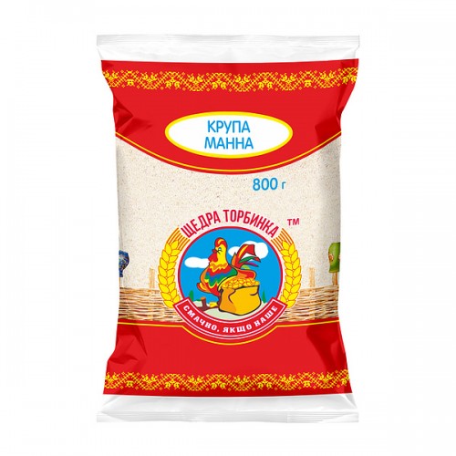 Крупа манна Щедра Торбинка 800 г