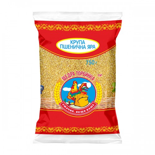 Крупа ярая пшеничная Щедра Торбинка 750 г