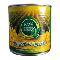 Кукурудза цукрова консервована ж/б Природний продукт 340 г