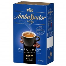 Кофе натуральный жареный молотый Dark Roast Ambassador 225 г