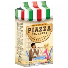 Кофе натуральный жареный молотый Delicate Piazza del Caffe 250 г