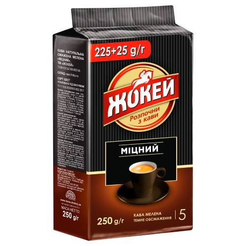 Кофе молотый Крепкий Жокей 250 г