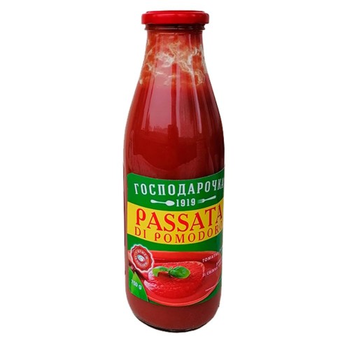 Томатне пюре 8% Passata с/б Господарочка 750 г