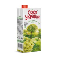 Нектар виноградно-яблучний Соки України 1 л