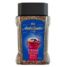Кофе натуральный растворимый сублимированный с/б Strong Ambassador 190 г