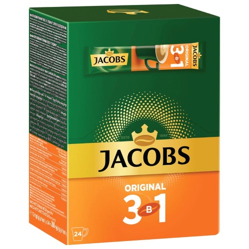 Напій кавовий розчинний 3в1 Original Jacobs 24 стика