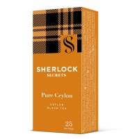 Чай чорний цейлонський 25 пакетиків Pure Ceylon Sherlock Secrets 50 г