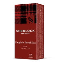 Чай чорний 25 пакетиків English Breakfast Sherlock Secrets 50 г