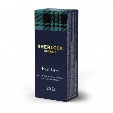 Чай черный со вкусом бергамота и лимона 25 пакетиков Earl Grey Sherlock Secrets 50 г