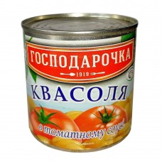 Квасоля в томатному соусі ж/б Господарочка 420 г