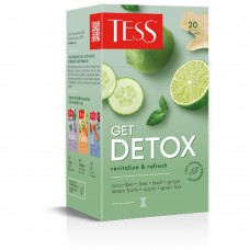 Чай зеленый Get Detox в пакетиках 20 шт Tess 30 г