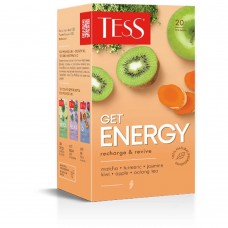 Чай зеленый Get Energy в пакетиках 20 шт Tess 30 г
