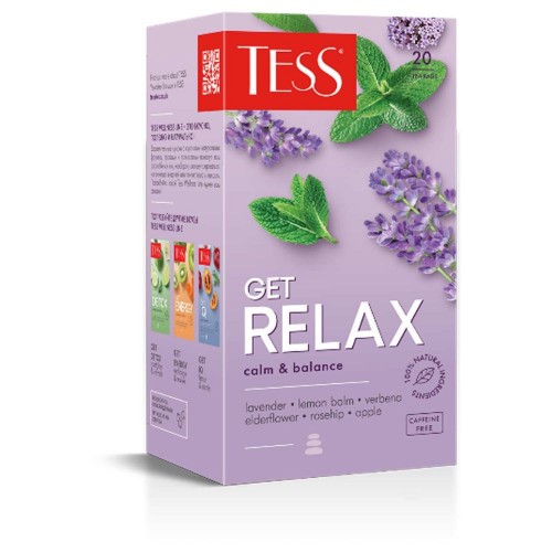 Чай травяной Get Relax в пакетиках 20 шт Tess