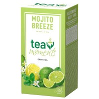 Чай зелений зі смаком мохіто Mojito Breeze 25 сашетів Tea Moments 40 г