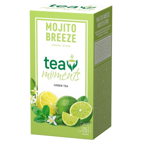 Чай зеленый со вкусом мохито Mojito Breeze 25 сашетов