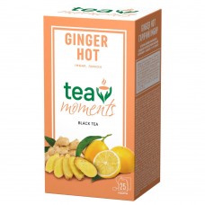 Чай черный с имбирем и лимоном Ginger Hot 25 сашетов Tea Moments 42,5 г