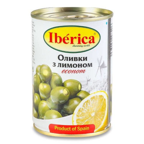 Оливки фаршировані лимоном Iberica ж/б 280 г