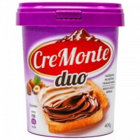 Шоколадная паста CreMonte Duo пластиковое ведро 400 г