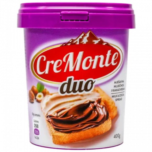 Шоколадна паста CreMonte Duo пластикове відро 400 г