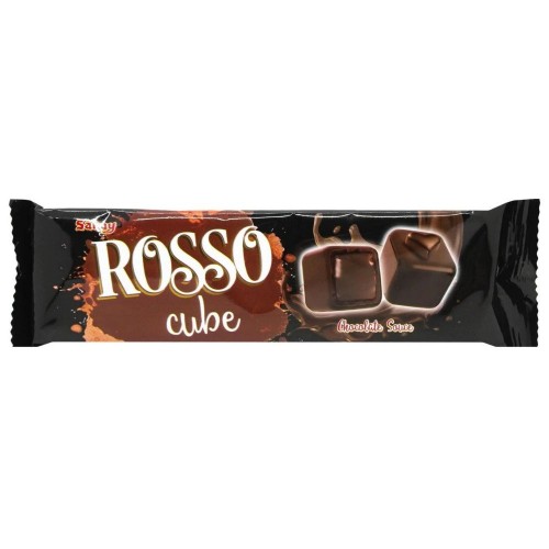 Шоколадні кубики з шоколадною начинкою Rosso Cube Saray 32 г