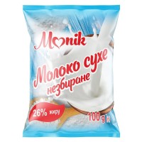 Молоко сухе незбиране 26% жиру Monik 100 г