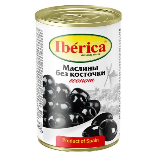 Маслины без косточки Econom ж/б Iberica 280 г