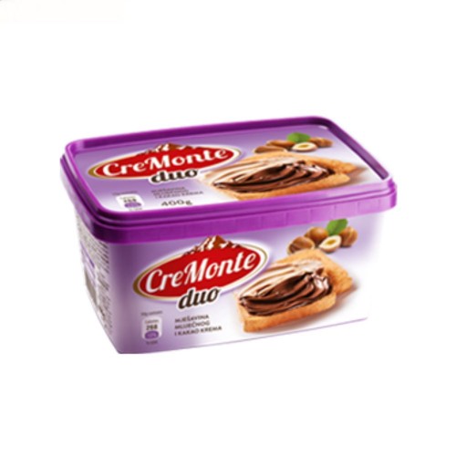 Шоколадная паста CreMonte пластиковый лоток 400 г