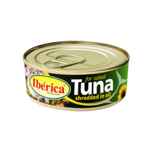 Тунець салатний подріб.в соняш.олії 150 г CANNED SKIPJACK LIGHT MEAT TUNA SHREDDЕD IN SUNFLOWER OIL