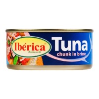 Тунець цілий у власному соку 150 г CANNED SKIPJACK LIGHT MEAT TUNA CHUNK IN BRINE