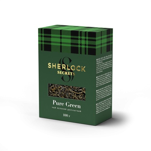 Чай зелений крупнолистовий Pure Green Sherlock Secrets 100 г