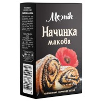 Макова начинка наповнювач харчовий сухий Monik 150 г