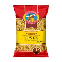 Макаронные изделия Труба рифленая любительская Щедра Торбинка 900 г 