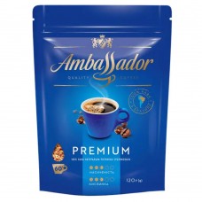 Кава натуральна розчинна сублімована Premium Ambassador 120 г