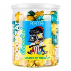 Попкорн карамелізований Colors of Freedom зі смаком вишні та карамелі тубус Boomza 90 г