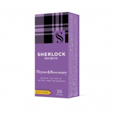 Чай черный с тимьяном и розмарином 25 пакетиков Thyme & Rosemary Sherlock Secrets 45 г